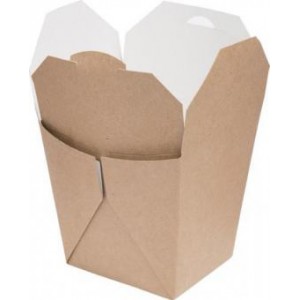 Box disposable paper noodle ABCPAK, 700 ml, 50 pcs
